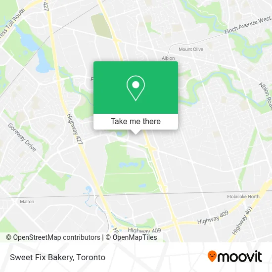 Sweet Fix Bakery map