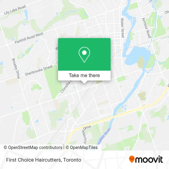 First Choice Haircutters map