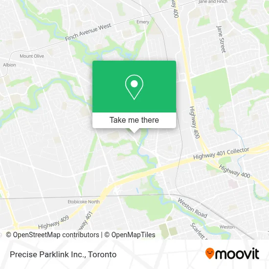 Precise Parklink Inc. map