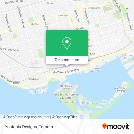 Youtopia Designs map