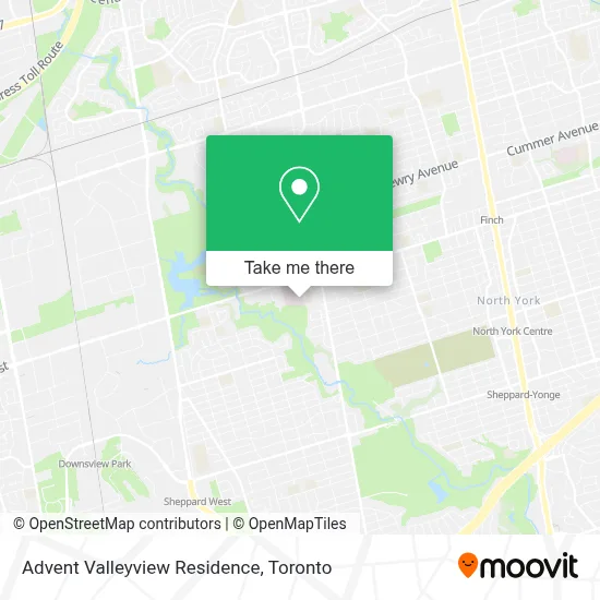 Advent Valleyview Residence map