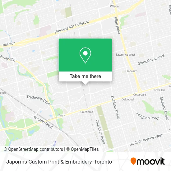 Japorms Custom Print & Embroidery map