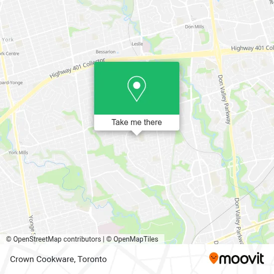 Crown Cookware map