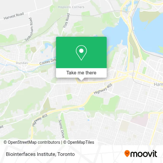 Biointerfaces Institute map