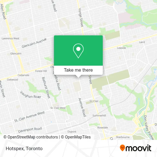 Hotspex map