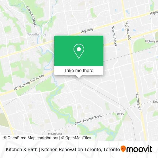 Kitchen & Bath | Kitchen Renovation Toronto map