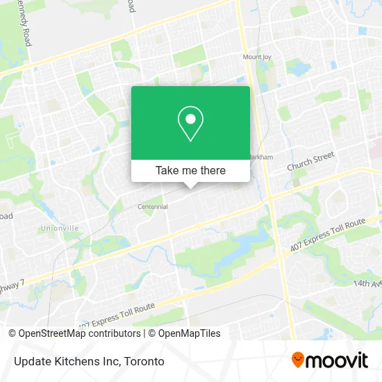 Update Kitchens Inc map