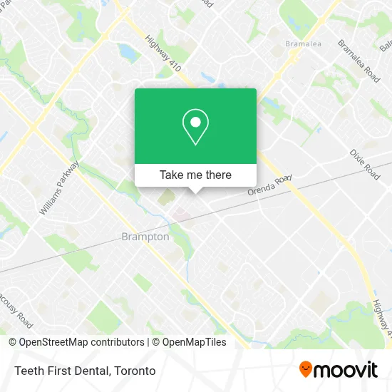 Teeth First Dental map