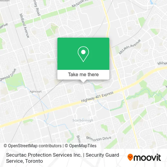 Securtac Protection Services Inc. | Security Guard Service map