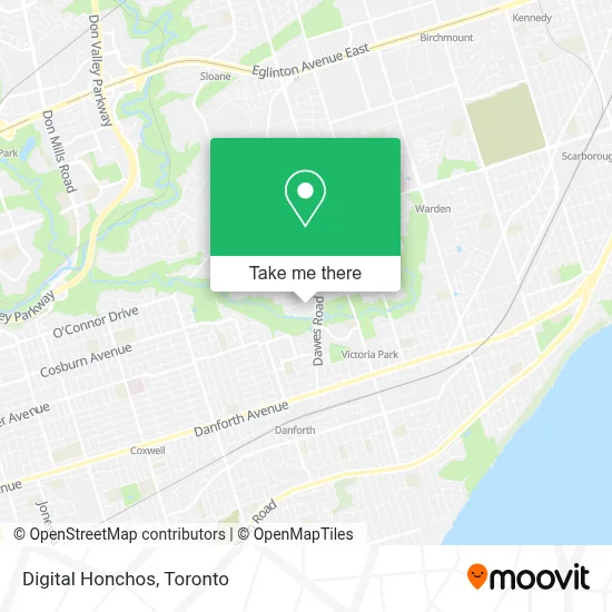 Digital Honchos map