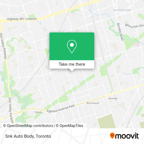 Snk Auto Body map