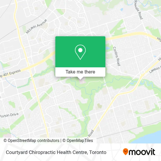 Courtyard Chiropractic Health Centre map