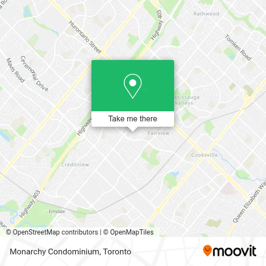 Monarchy Condominium map