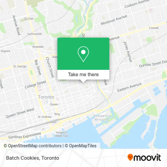 Batch Cookies map