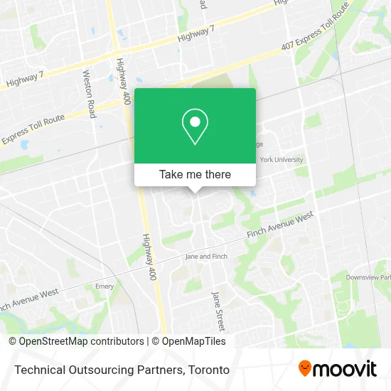 Technical Outsourcing Partners map