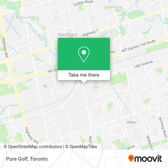 Pure Golf map
