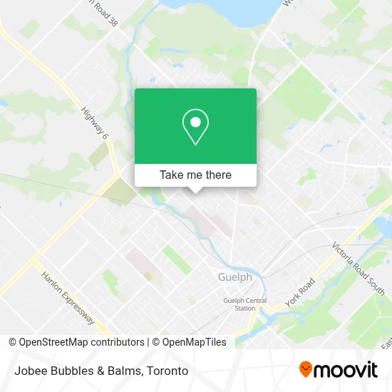 Jobee Bubbles & Balms map