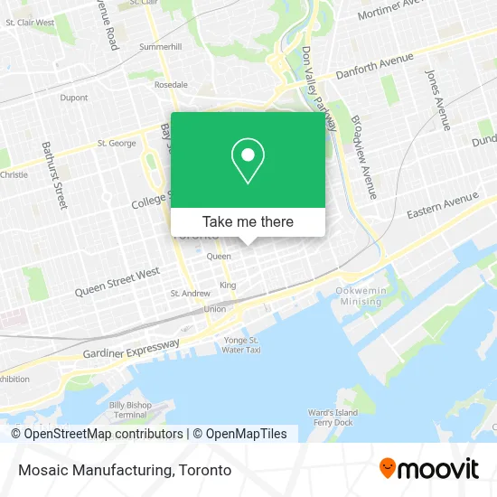 Mosaic Manufacturing map
