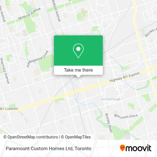 Paramount Custom Homes Ltd map