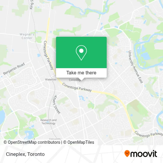 Cineplex map