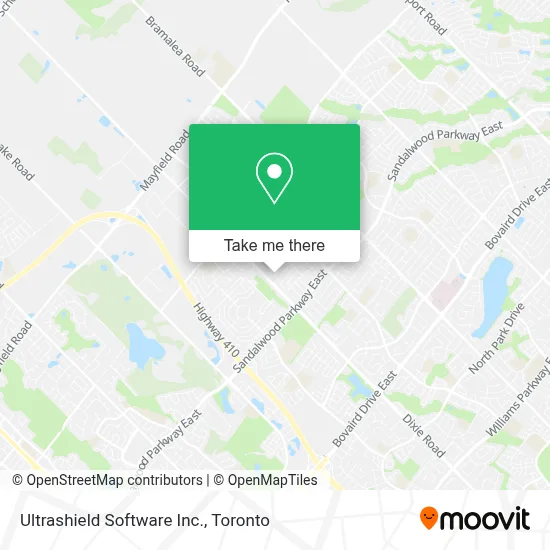Ultrashield Software Inc. map