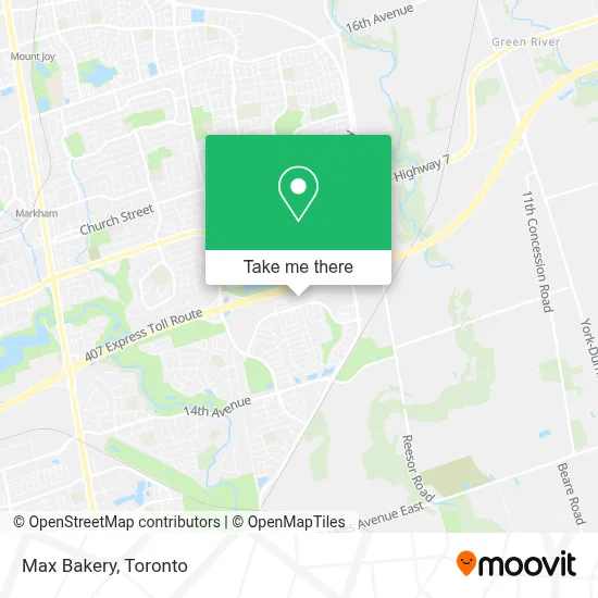 Max Bakery map
