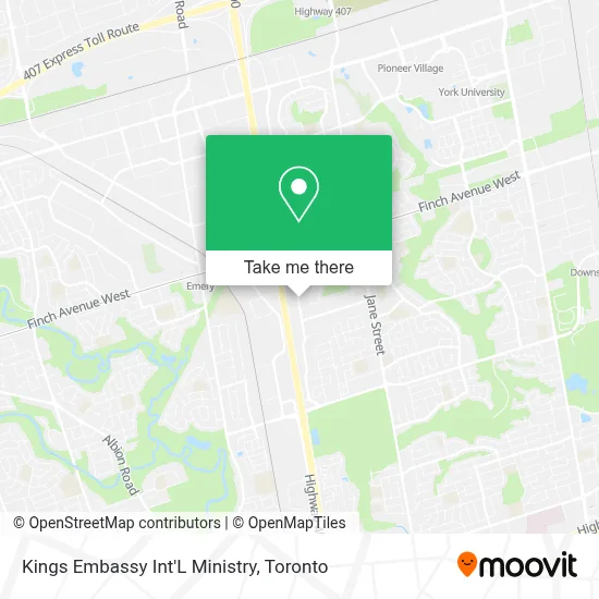 Kings Embassy Int'L Ministry map
