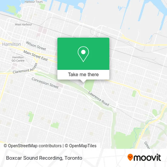 Boxcar Sound Recording map