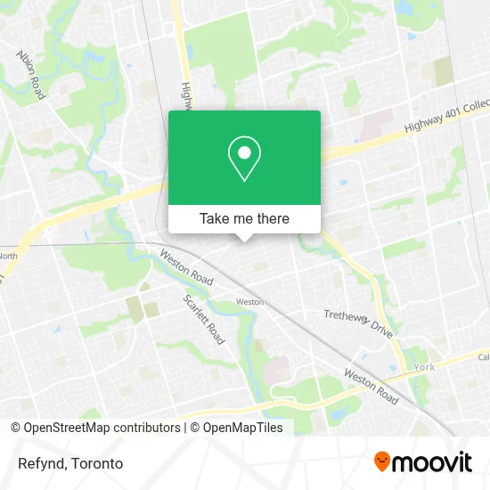 Refynd map