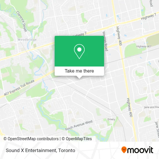 Sound X Entertainment map