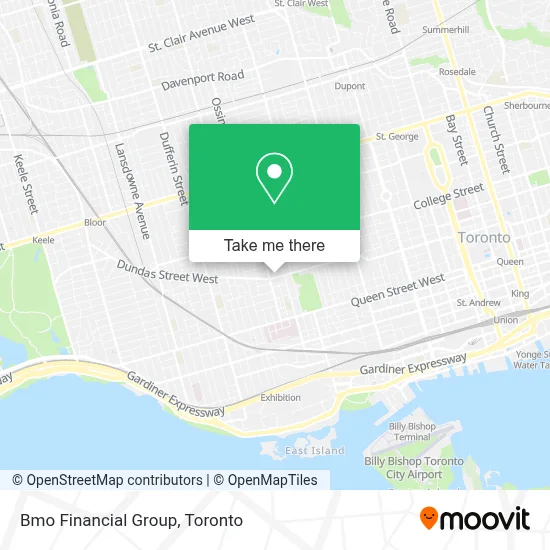 Bmo Financial Group map