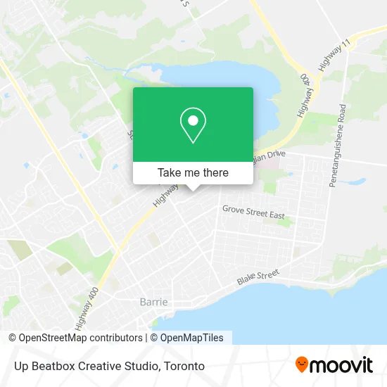 Up Beatbox Creative Studio map