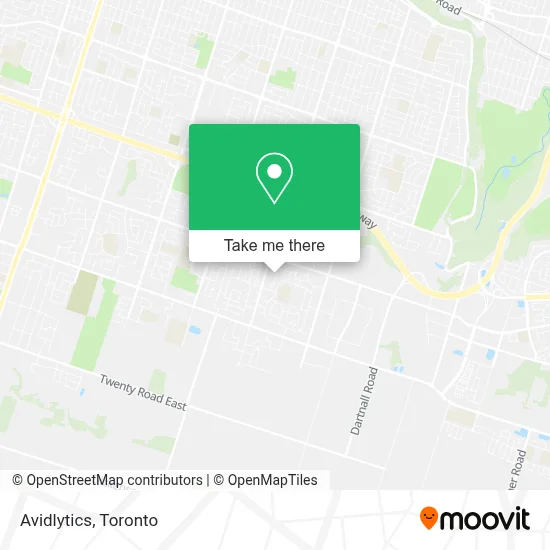 Avidlytics map