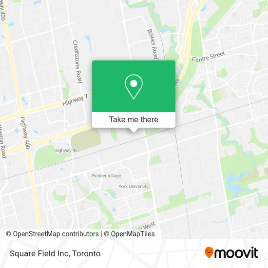 Square Field Inc map