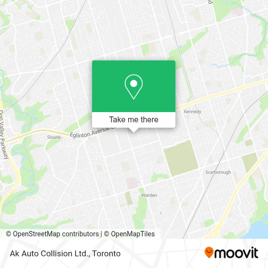 Ak Auto Collision Ltd. map
