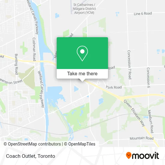 Coach Outlet map