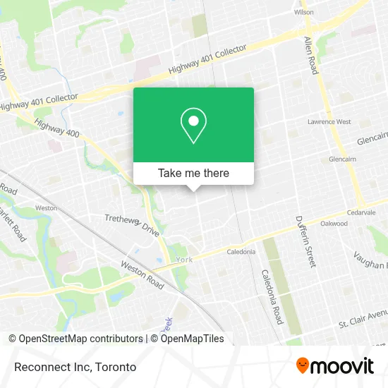 Reconnect Inc map