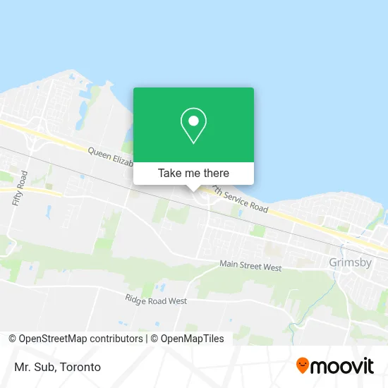 Mr. Sub map