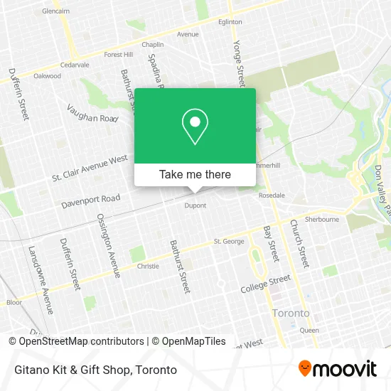 Gitano Kit & Gift Shop map
