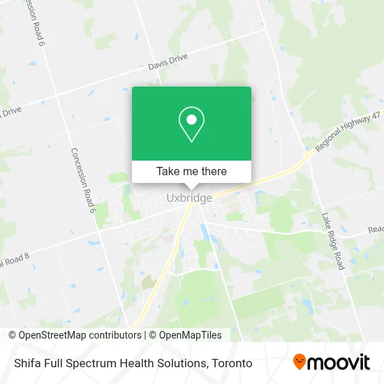 Shifa Full Spectrum Health Solutions map