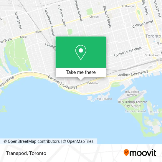 Transpod map