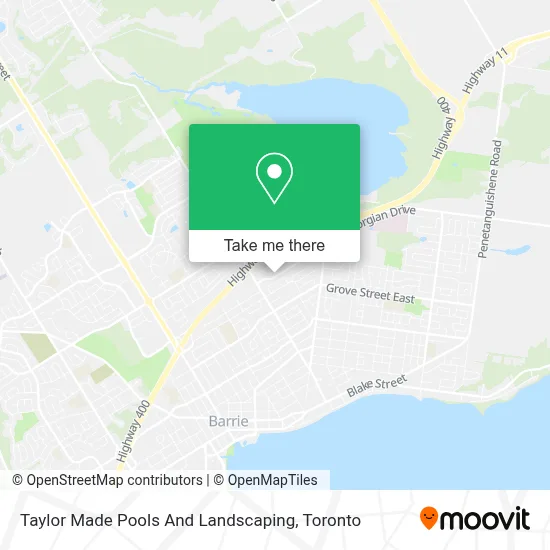 Taylor Made Pools And Landscaping map