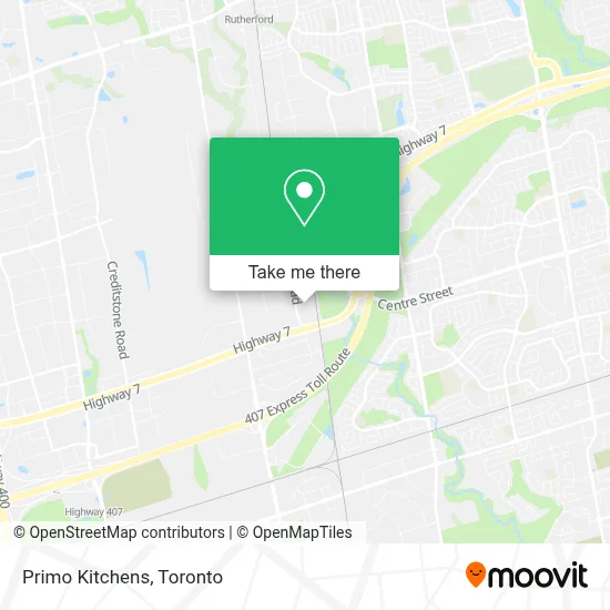 Primo Kitchens map