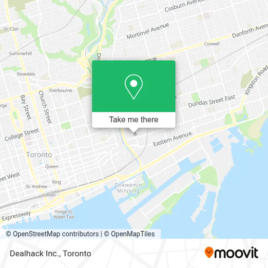 Dealhack Inc. map