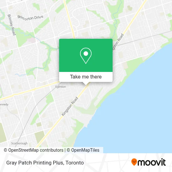 Gray Patch Printing Plus map