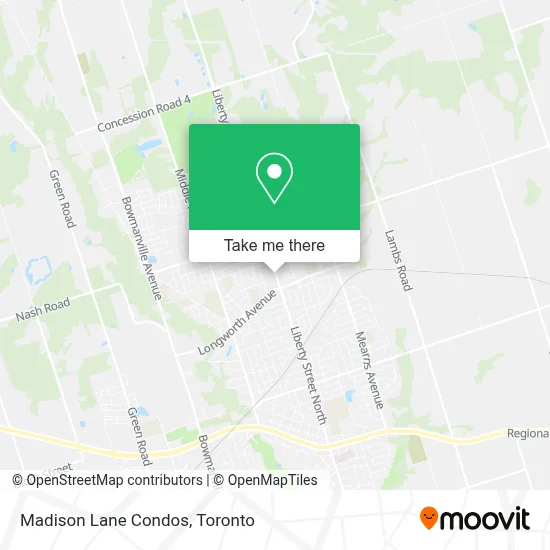 Madison Lane Condos map