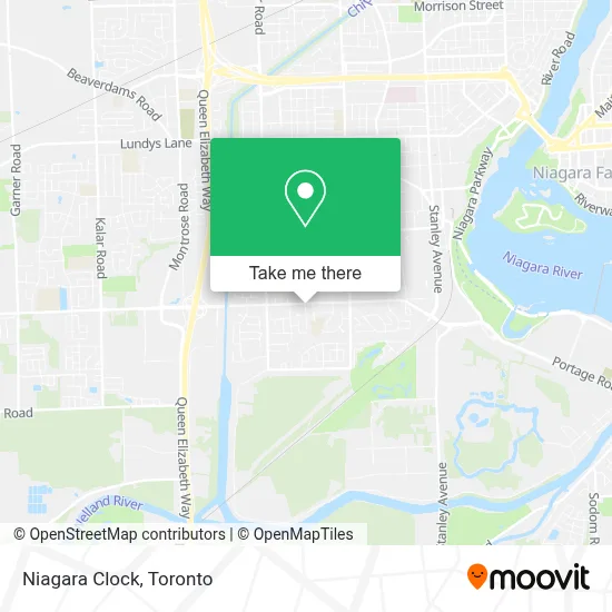 Niagara Clock map