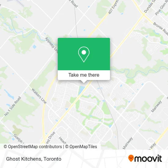 Ghost Kitchens map