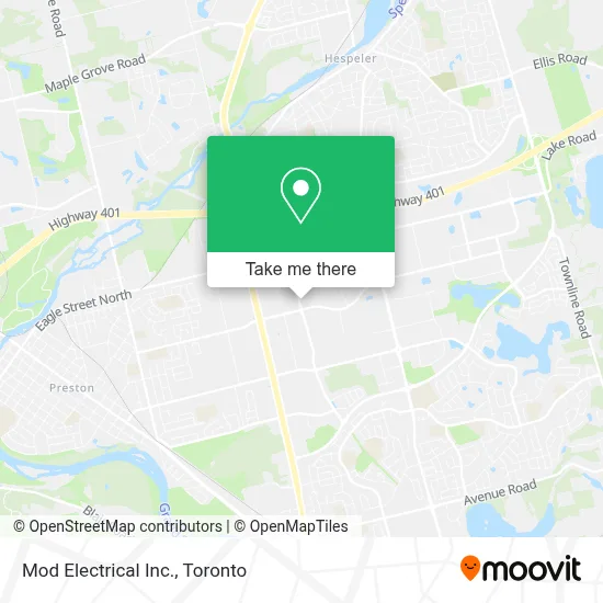 Mod Electrical Inc. map