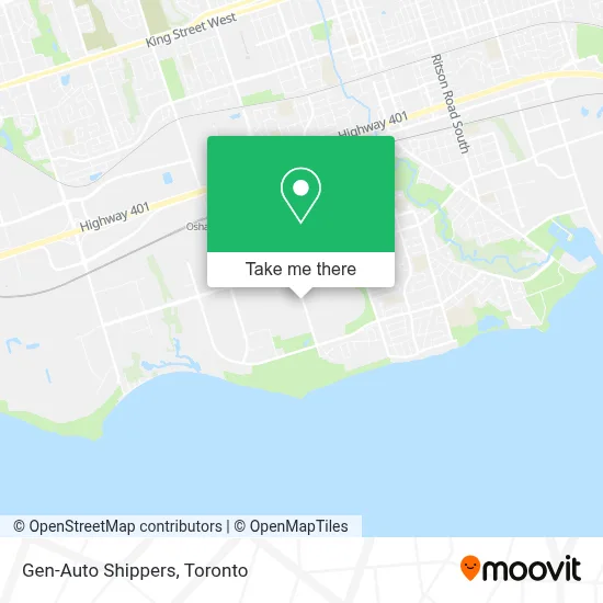 Gen-Auto Shippers map